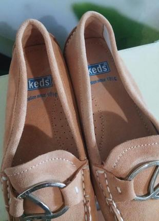 Keds usa туфли мокасины  замша оригинал8 фото