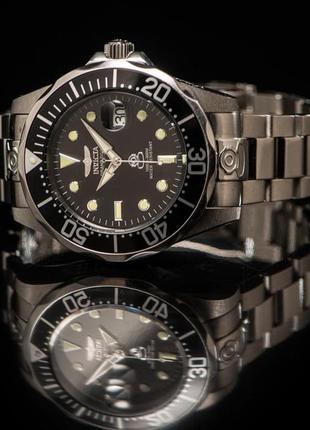 Мужские механические наручные часы grand diver black 30442 фото