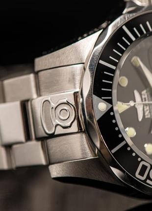 Мужские механические наручные часы grand diver black 30444 фото