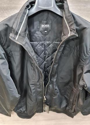 Куртка бомпер мужская хуго босс(увеличенных и больших размер)7 фото