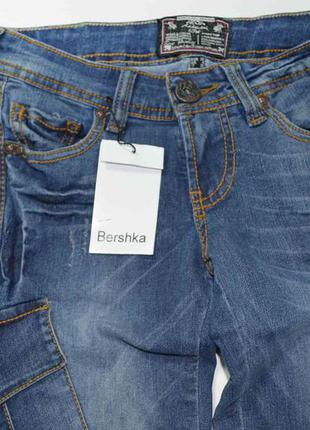 Стильные джинсы c карманчиками bershka идут на 24-25р худенькую девочку2 фото