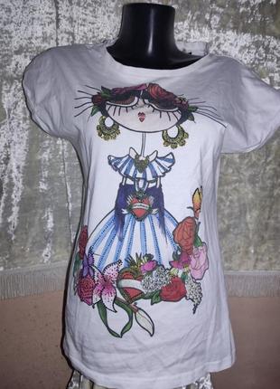 Стильная футболка ищмюветного итальянского бренда emma & gaia