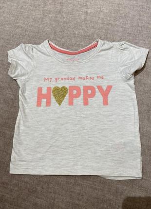 Футболка на малышку 18-24 см