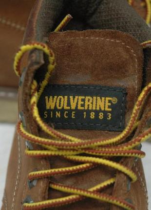 Wolverine шкіряні черевики red wings7 фото