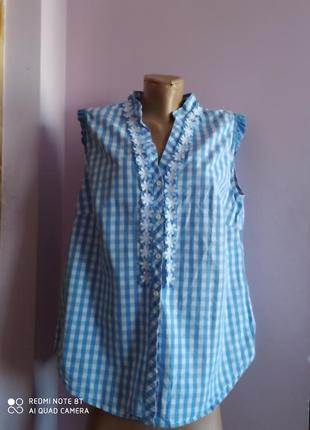 Сорочка блуза жіноча літня, без етикеток, l