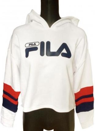 Fila худі світшот укорочений білий оригінал спортивна кофта