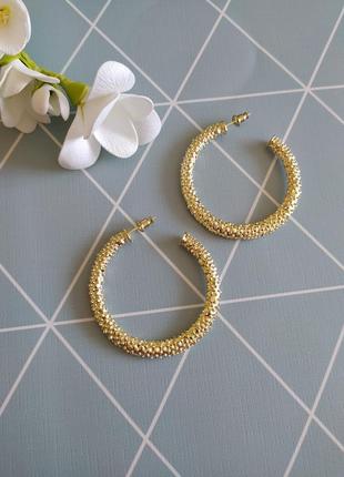 Структурные серьги кольца, серьги кольца accessorize с сайта asos