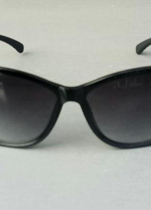 Chanel стильные женские солнцезащитные очки черные с градиентом2 фото