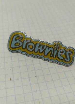 Брошь пирожное brownies