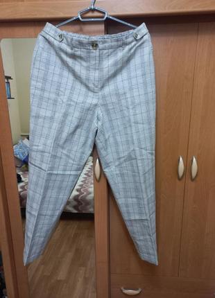 Продам новые льняные штаны mango (violetta) 42р.2 фото