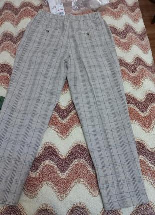 Продам новые льняные штаны mango (violetta) 42р.7 фото