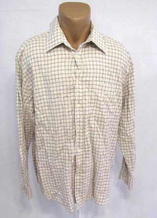 Рубашка watsons, 44, хлопок (мягкий, уплотненный), как новая!