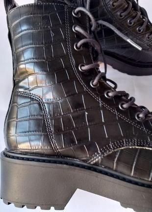 Steve madden tornado boot оригинал ботинки до щиколотки под крокодила