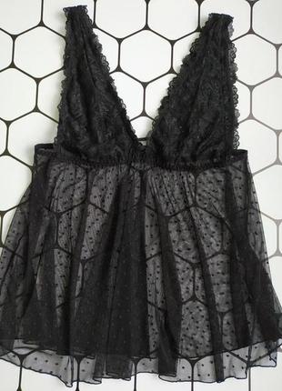 Нереально красивый воздушный пеньюар неглиже)))размер м/л