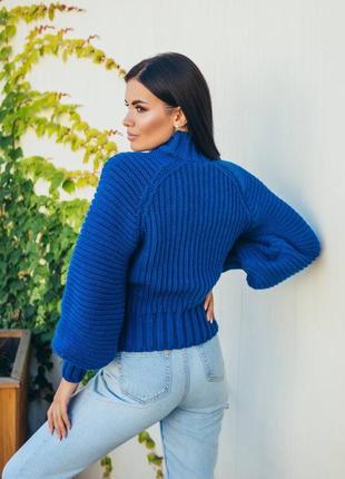 Яскравий жіночий светр2 фото