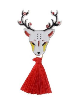 Крутая брошь олень брошка япония азия