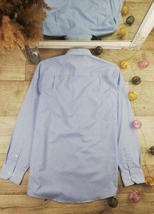 Брендовая шикарная стильная рубашка с длинным рукавом next💙7 фото