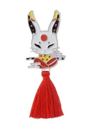 Крутая брошь заяц зайчик кролик брошка япония азия