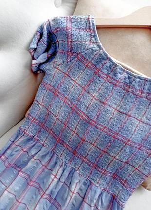 Плаття в клітинку для дівчинки 4