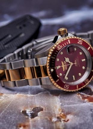 Мужские наручные механические часы invicta pro diver 357044 фото