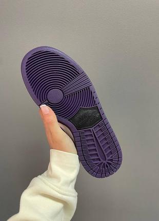 Nike sb dunk low "court purple" жіночі кросівки найк аїр джордан3 фото