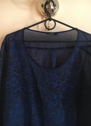 Батал большой размер стильная шифоновая блуза блузка блузочка2 фото