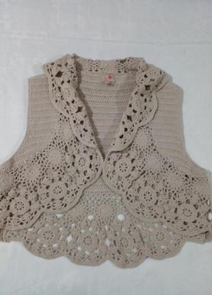 Болеро в зане гачком бохо 4