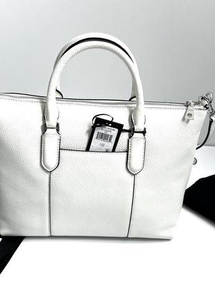 Сумка жіноча шкіряна dkny erin -sm satchel  сумка женская кожаная донна каран нью йорк оригінал3 фото