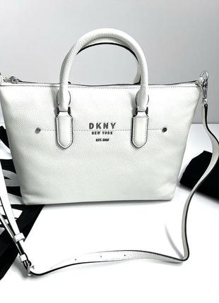 Сумка жіноча шкіряна dkny erin -sm satchel  сумка женская кожаная донна каран нью йорк оригінал8 фото