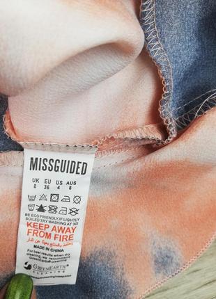 Брендовый милый стильный топ с рюшем на замке missguided🕊️8 фото