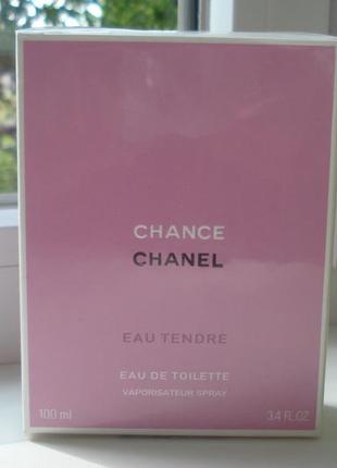 Chanel chance eau tendre 100 мл шанель шанс женские духи1 фото