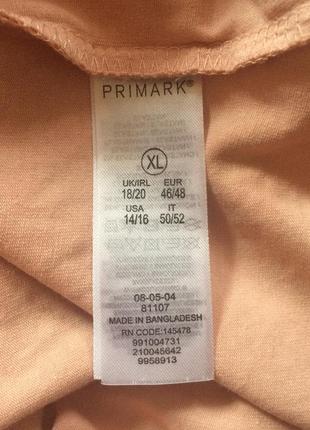 Пудрова базова бавовняна майка primark8 фото