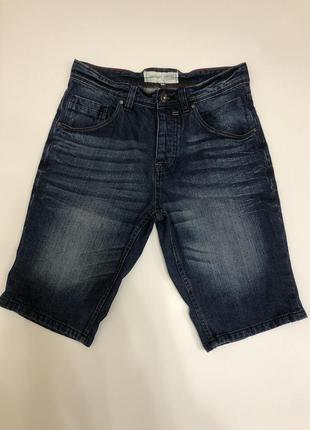 Мужские джинсовые шорты george, синий цвет, размер 30