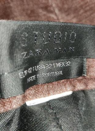 Zara man studio костюм приталенный9 фото