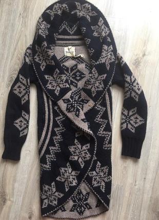 Timberland женская теплая кофта шерстяной свитер оригинал made in italy