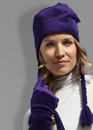 Комплект шапка и перчатки тсм tchibo