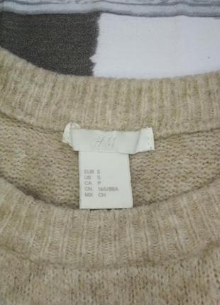 Удлиненный оверсайз свитер h&amp;m большого размера3 фото