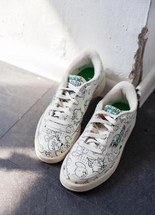 Кроссовки tom&jerry x reebok club c