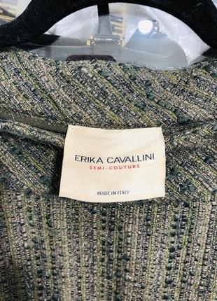 Елегантний топ erika cavallini semi couture люкс бренд італія5 фото