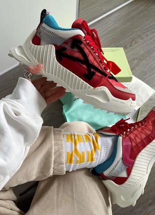 Кроссовки мужские off-white odsy-1000 red красные (офф-вайт, кроссівки чоловічі)