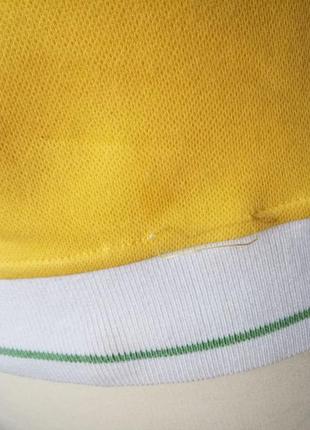 Блуза топ  р 46  желтая с вышивкой винтаж8 фото