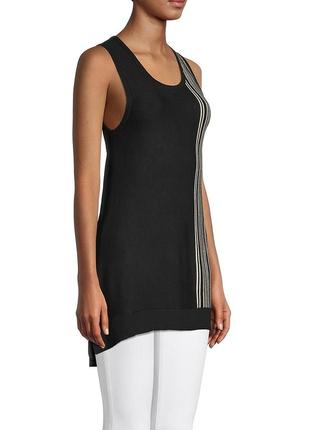 Трендовый топ scoop tank with stripes от dkny 🍒 оригинал.