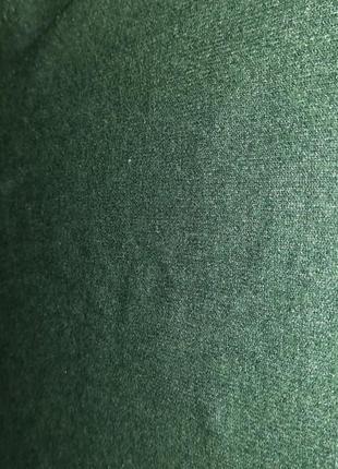 Джемпер темно-зелёный мягкий6 фото