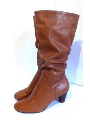 Стильні демісезонні чоботи від бренду f&f, р. 42 код a4205