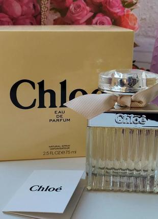 75 мл chloe eau de parfum восточные, цветочные, парфюмированная вода