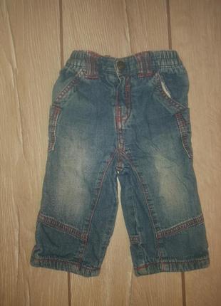 Стильные джинсы на малыша 6-9мес next1 фото