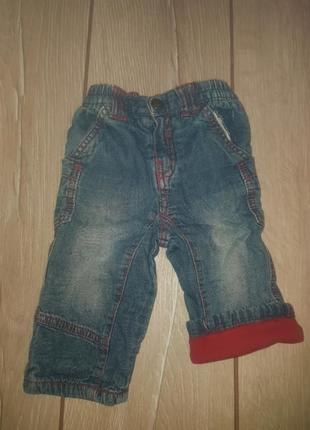 Стильные джинсы на малыша 6-9мес next5 фото