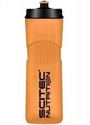 Спортивная бутылка для воды scitec nutrition bike bottle orange (650 мл.)