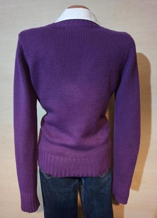 Пуловер свитер с глубоким вырезом terranova весенняя скидка!!6 фото