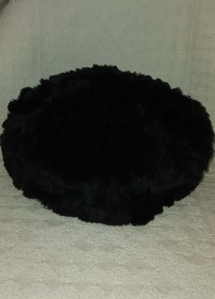 Бере зі штучного хутра, чорний